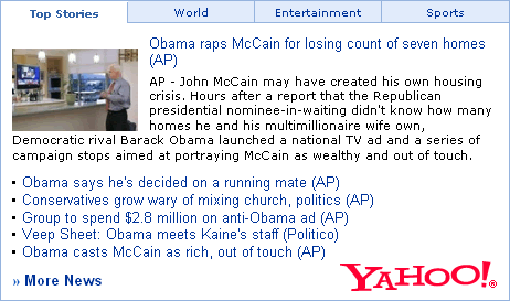 News Articles from Yahoo!